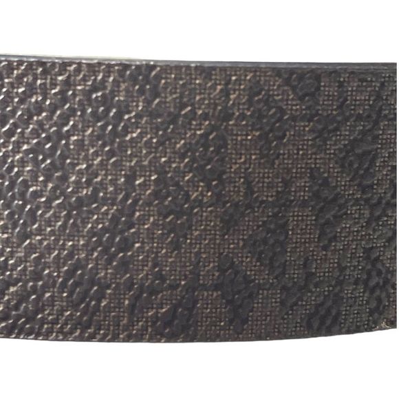 MICHAEL Michael Kors Reversible Leather Monogram Belt Size L - Picture 7 of 7